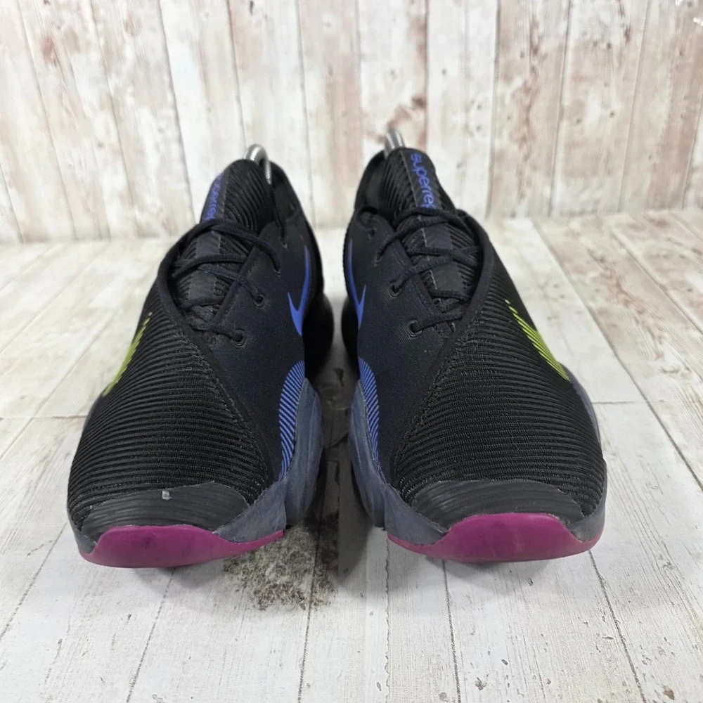 Nike Air Zoom SuperRep 2 Womens Black Purple Lime HIIT Shoes CU5925-010 8